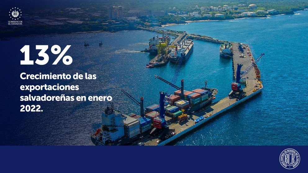20022022 Exportaciones salvadoreñas crecen un 12